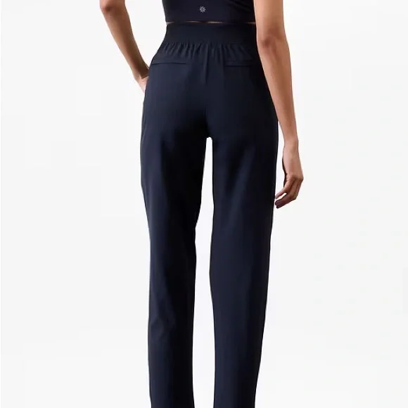 Athleta Brooklyn Mid Rise Ankle Pant - Navy, 2 - Picture 2 of 8